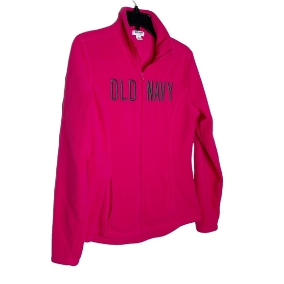 OLD Navy pink sweater with front zipper closure. Size M - Picture 3 of 7